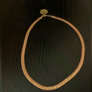 Luxury vintage brass necklace